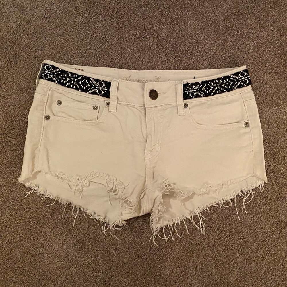 Off-White American Eagle Cut-Off Shorts